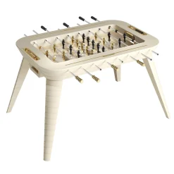 Stadium ivory foosball table by Pino Vismara