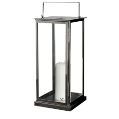 Stainless Steel Lantern with Flat Top