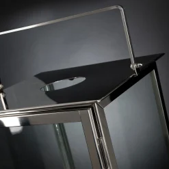 Stainless Steel Lantern with Flat Top