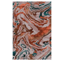 Stardust Turmeric Pink and Bronze Carpet