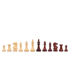 Staunton Elm Burl Wood Professional Chess Set