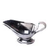 Steel Gravy Boat With White Coating