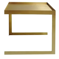 Stellenbosch Satin Brass Effect Coffee Table