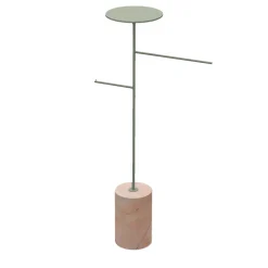 Stelo Pink Portogallo and Green Coat Hanger and Object Rack
