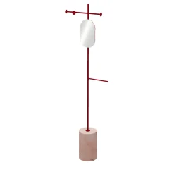 Stelo Pink Portogallo and Red Coat Hanger with Mirror