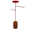 Stelo Red Alicante and Red Coat Hanger and Object Rack