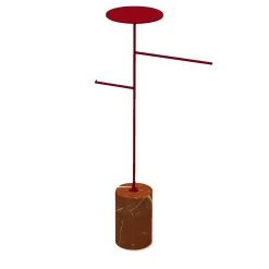 Stelo Red Alicante and Red Coat Hanger and Object Rack