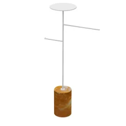 Stelo Yellow Siena and White Coat Hanger and Object Rack