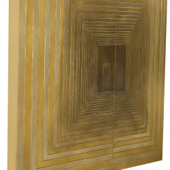 Steps Wood Engraving with Gold & Silver Leaf by Giuseppe Caiafa