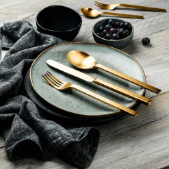 Stile Ice Oro 5-Piece Flatware Set by Pininfarina