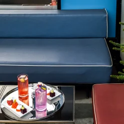 Stile Round Stainless Steel Tray