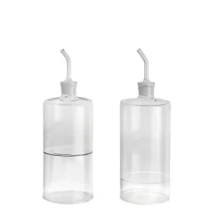Stile Set of Oil and Vinegar Glass Bottles