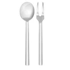 STILE Set of Serving spoon and Serving fork by Pininfarina