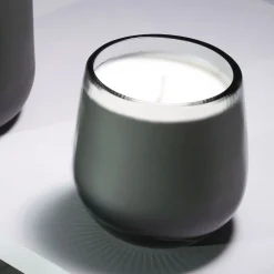 Stilla Cerae Small Steel Gray Candle By Federico Peri