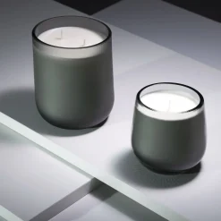 Stilla Cerae Small Steel Gray Candle By Federico Peri