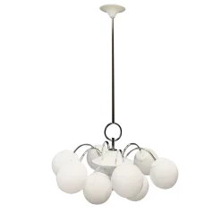 Stilnovo 9-Light Chromed Chandelier
