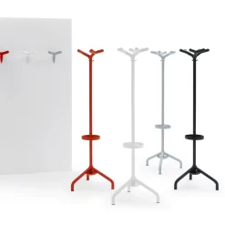 STILO BLACK COAT STAND by Basaglia + Rota Nodari