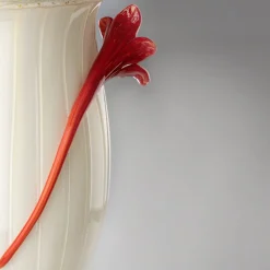 Stmat Polychrome Vase with Flowers