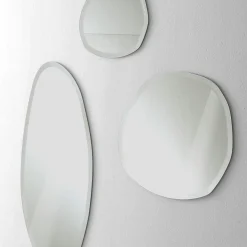 Stone Wall Mirror #1 by Norberto Delfinetti