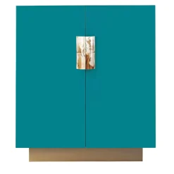 Stressa 2-Door Turquoise Cabinet