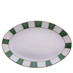 Striche Verdi Set of 3 Oval Dishes