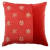 Stripe Torino06 jacquard fabric Square Red Carrè Cushion