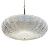 Striped Transparent Glass Pendant Lamp
