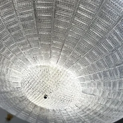 Striped Transparent Glass Pendant Lamp