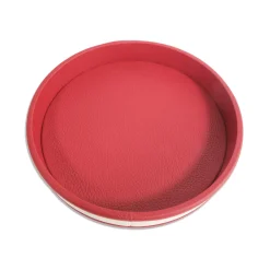 Strips Round Red Tray