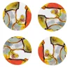 Stromboli Set of 8 print glossy wood fiber coasters
