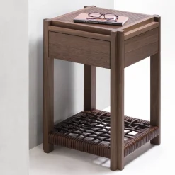 Structura Crisscross Small Square Side Table