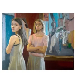 Studentesse Oil on Canvas Painting