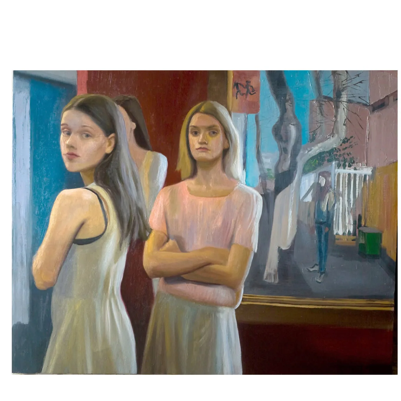 Studentesse Oil on Canvas Painting