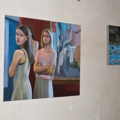 Studentesse Oil on Canvas Painting