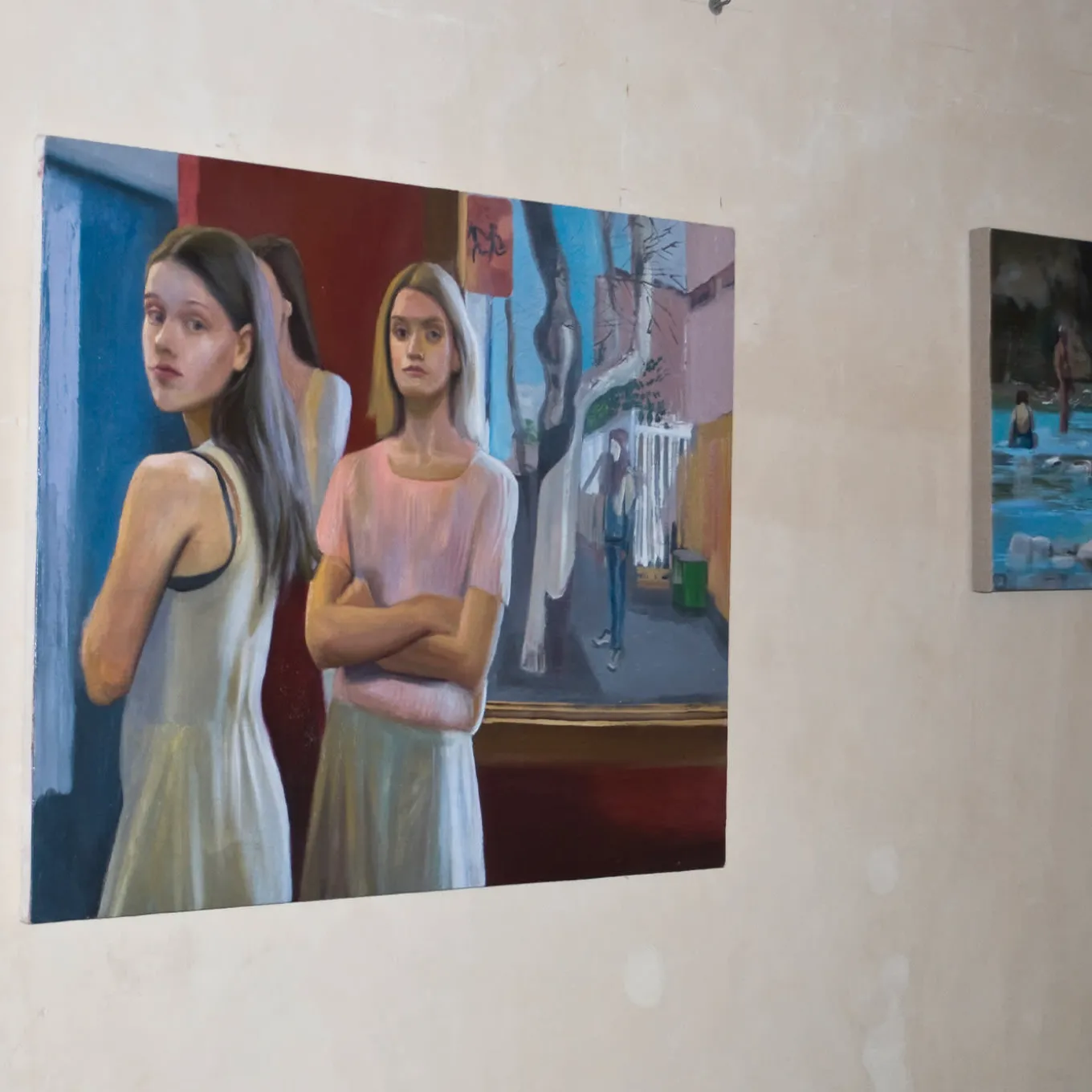 Studentesse Oil on Canvas Painting