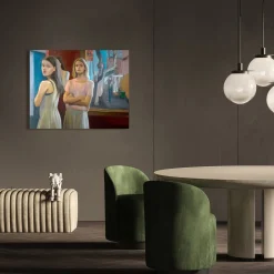 Studentesse Oil on Canvas Painting