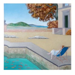 Sul Bordo Della Vasca Painting