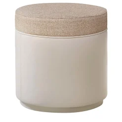 Sultan Beige Tall Pouf