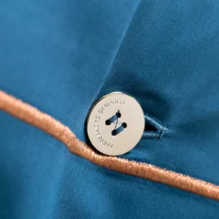 Summer Bedding Set - Petroleum Blue and Beige