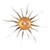 SUN Gold Leaf Sunburst Flushmount Ceiling Lamp by Luca Bussacchini