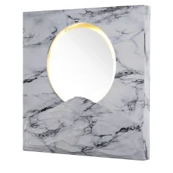 Sun Marble Wall Mirror