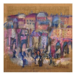 Sunny Day in the City Painting