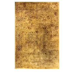 Sunset Chroma Golden Daffodil & Golden Daffodil Hand Knotted Rug