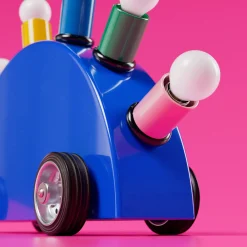 Super Table Lamp by Martine Bedin - Memphis Milano