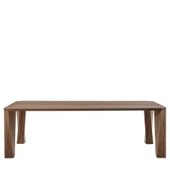 Super Twist Rectangular Canaletto Walnut Wood Table