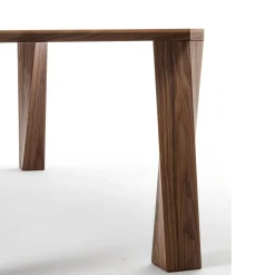 Super Twist Rectangular Canaletto Walnut Wood Table