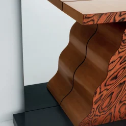 Sybilla Mirror with Console by Ettore Sottsass