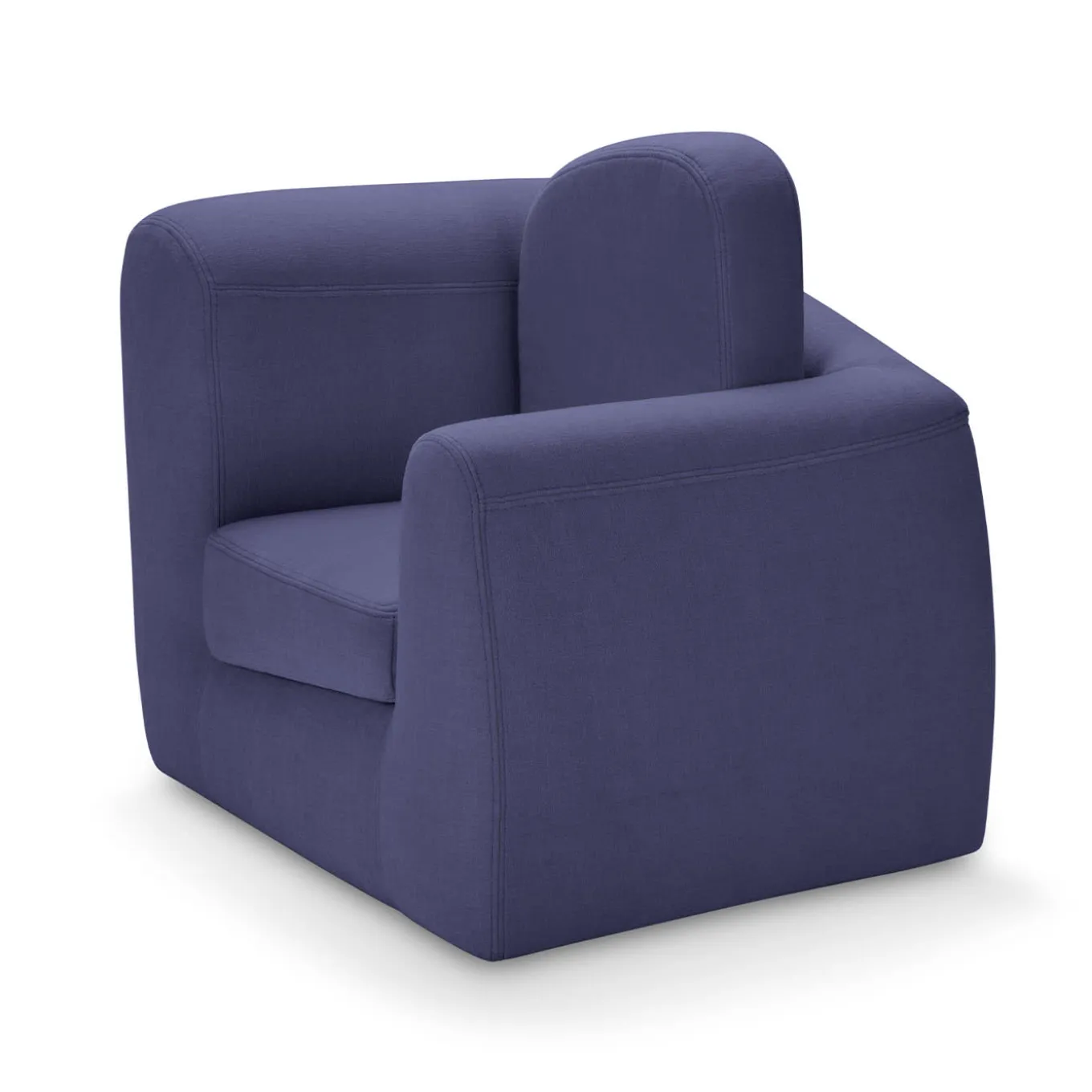 Symbol Kids Blue Small Armchair By Simone Micheli