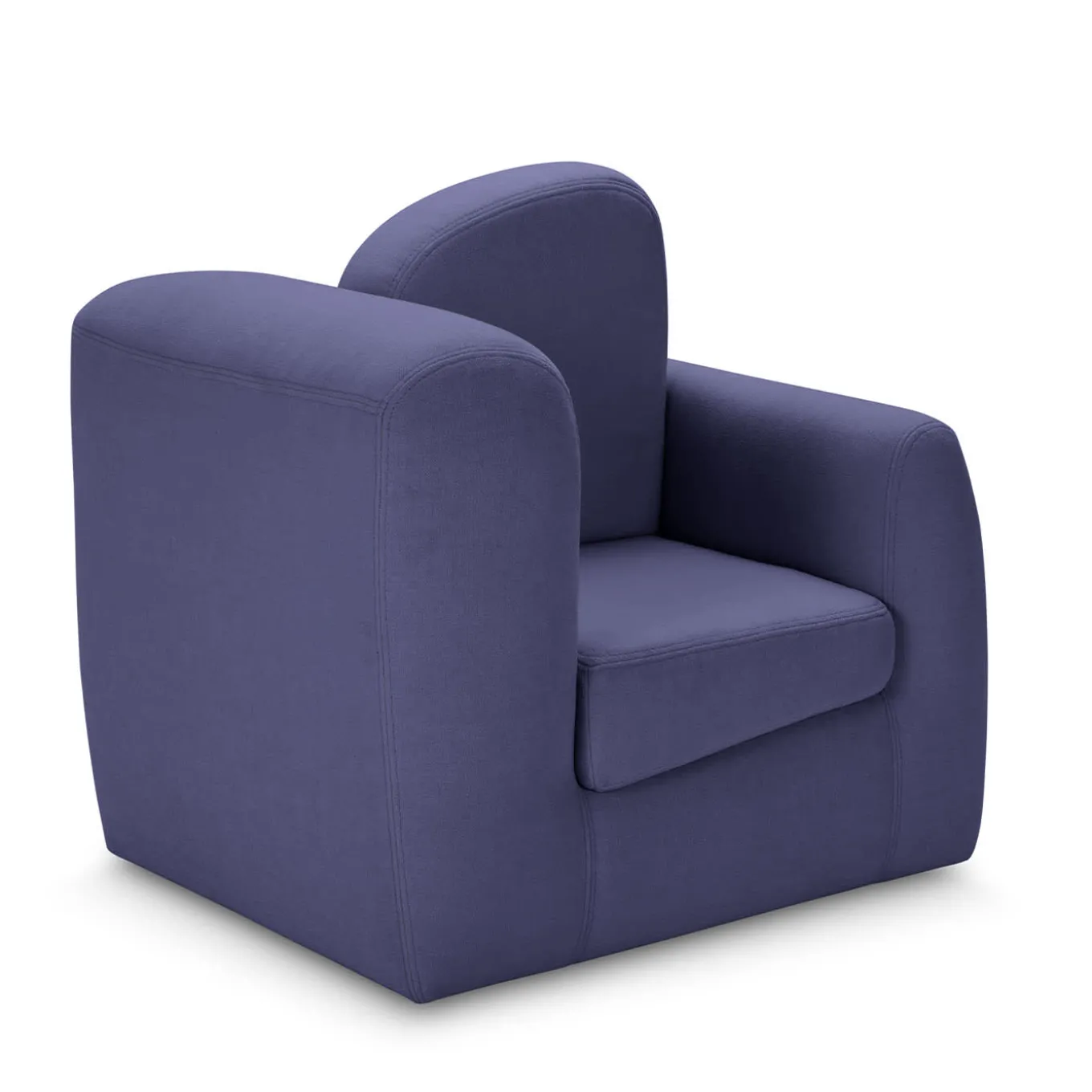 Symbol Kids Blue Small Armchair By Simone Micheli