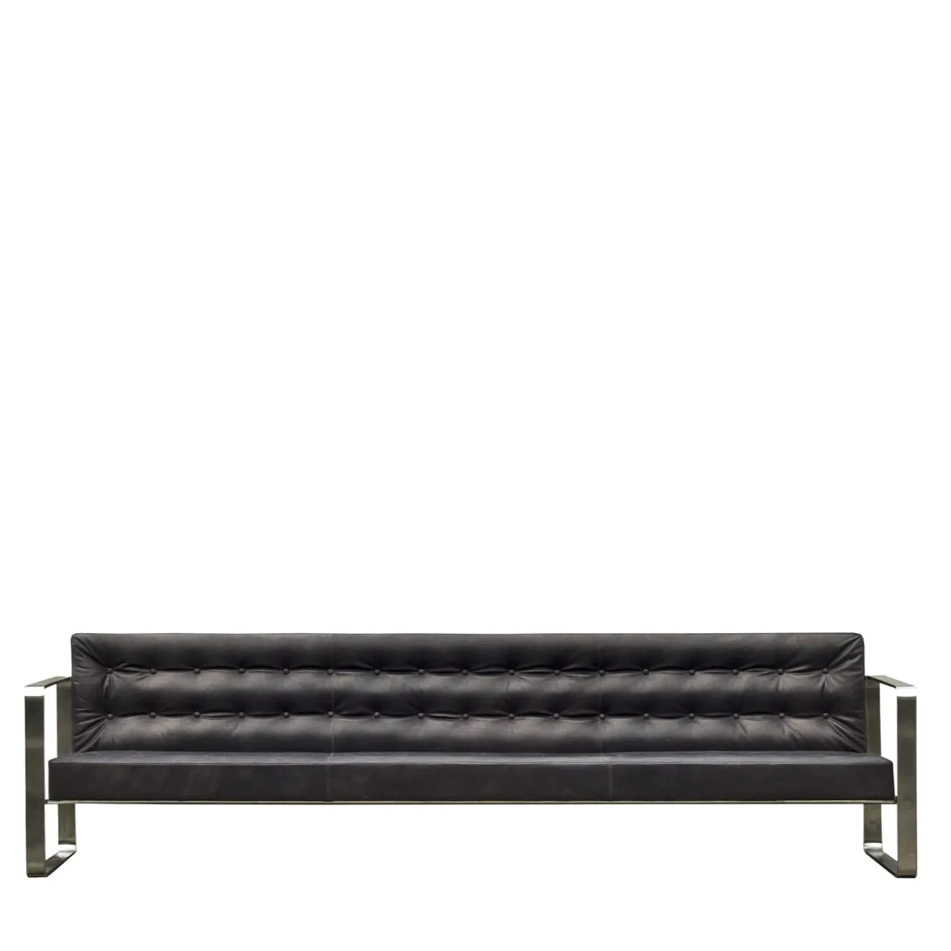 T33 Black Sofa by Franco ALbini